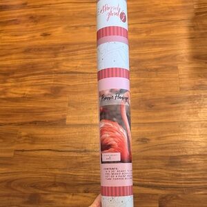 Flamingo paint by numbers kit!